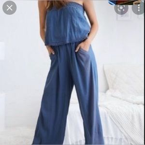 NWT Aerie Jumpsuit Blue Size Medium